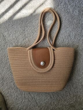 Natural Fiber Tote Bag